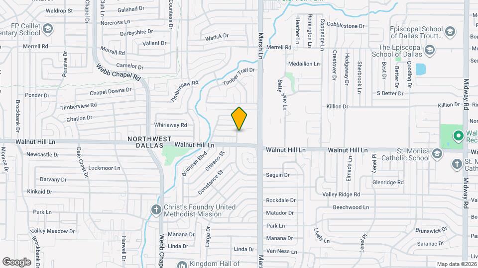 10022 Glenrio Ln Map and Location Details