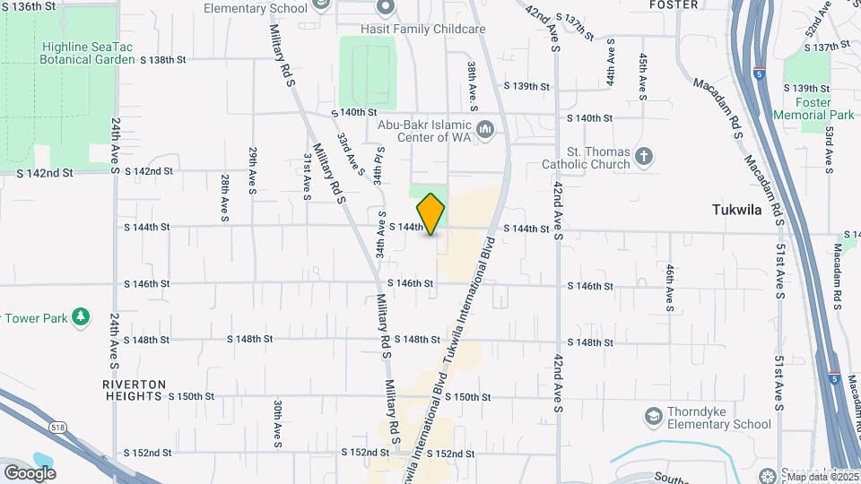 3455 S 144th St Map and Location Details