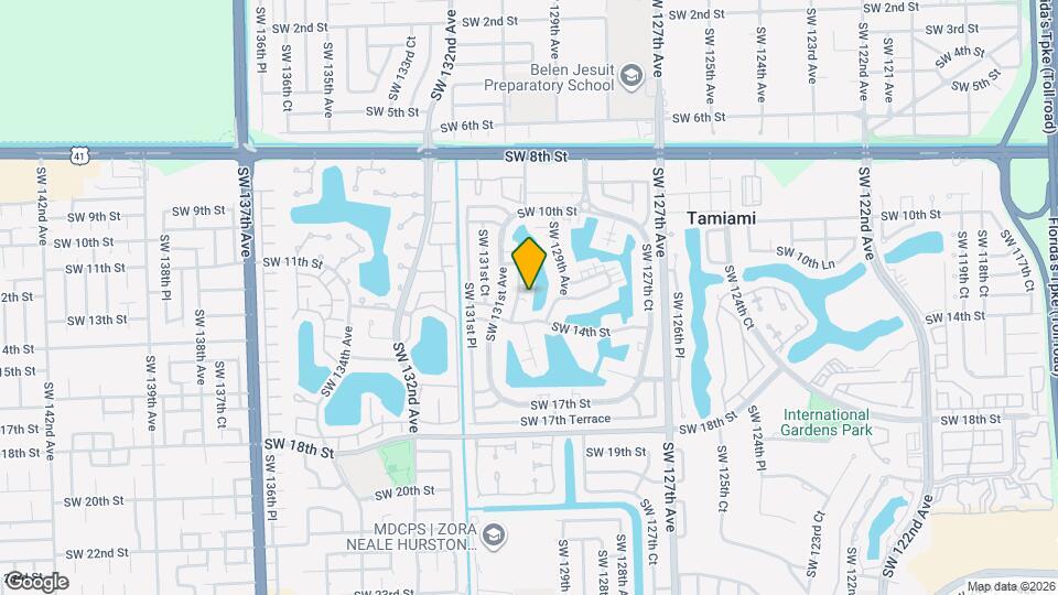 1233 SW 130th Ave Map and Location Details