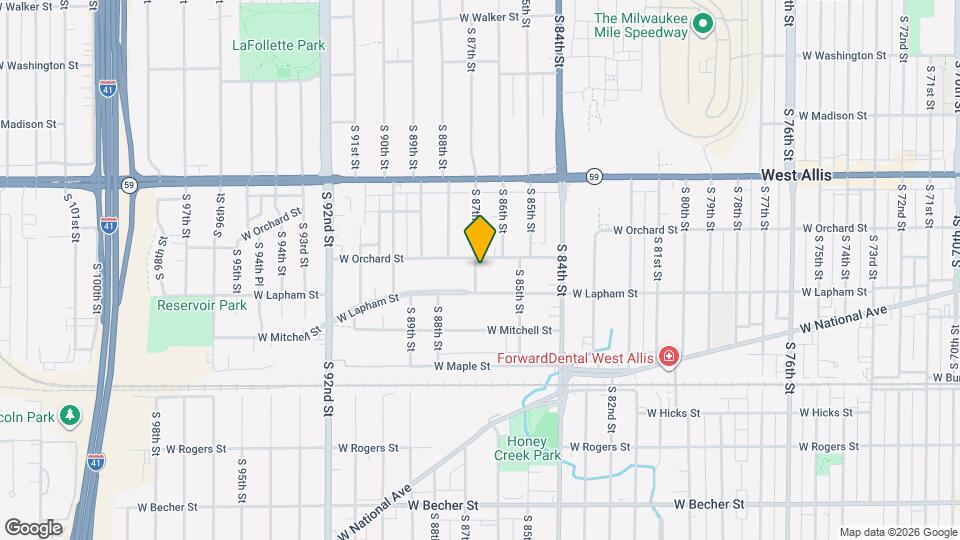 1514 S 87th St Map and Location Details
