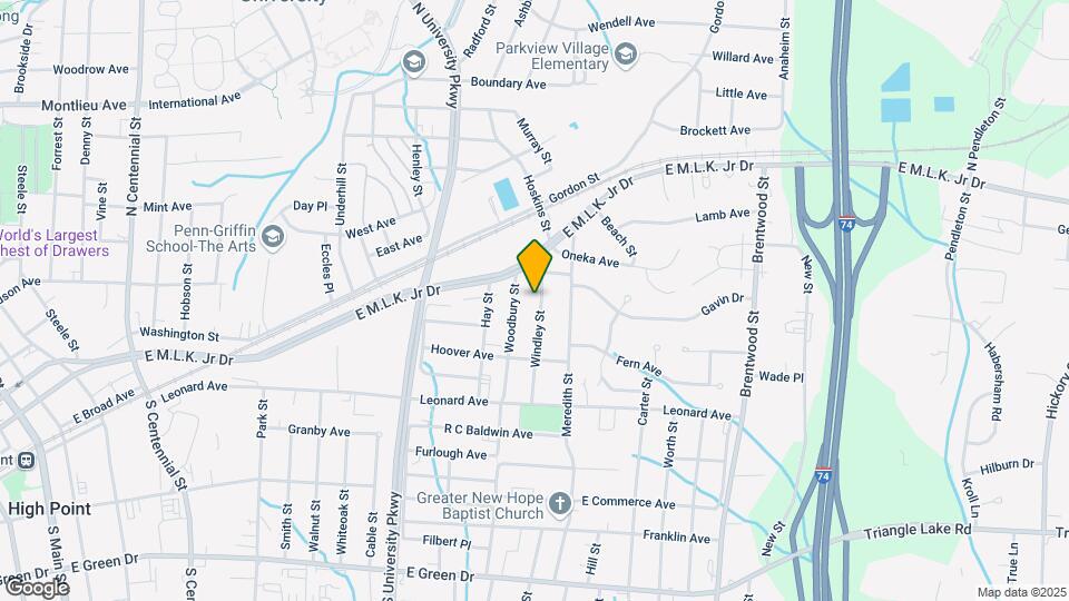 210 Windley St Map and Location Details