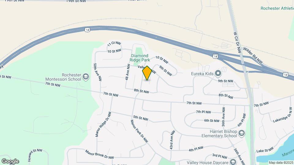 813 Diamond Ridge Ln NW Map and Location Details