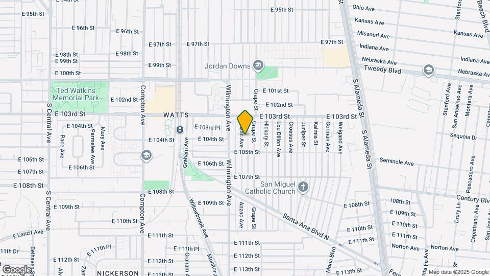 10352 Anzac Ave Mapa y Detalles de la Ubicación