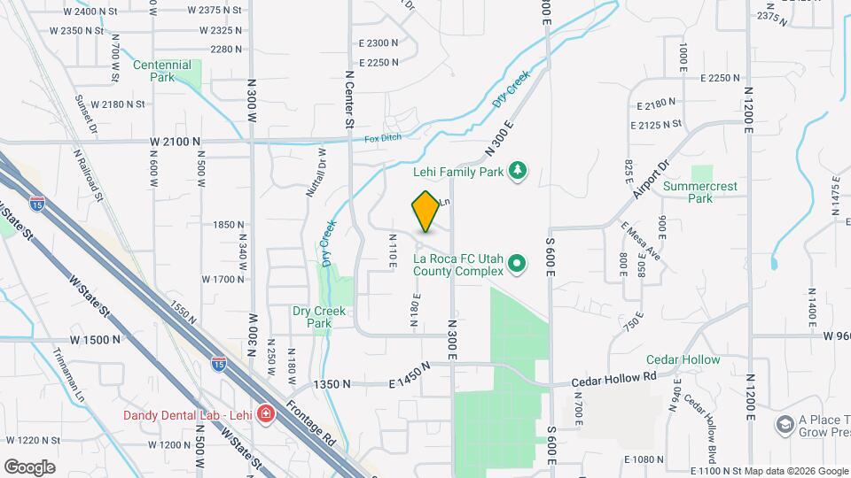 225 Hansen Ridge Dr Map and Location Details