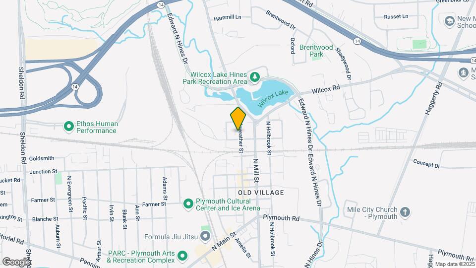 1027 Starkweather St Map and Location Details
