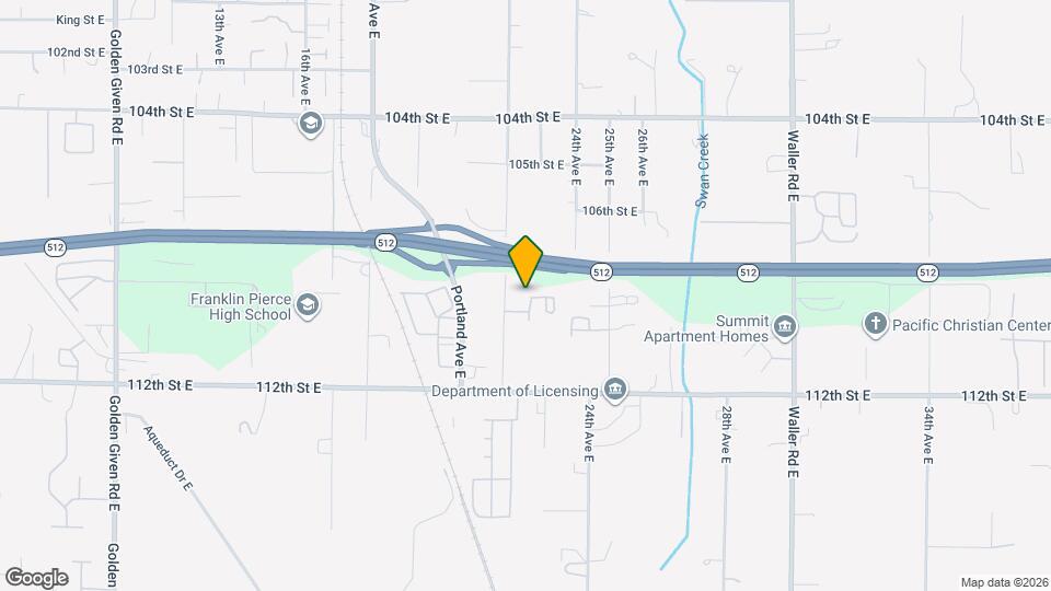 10808 22nd Ave Ct E Map and Location Details