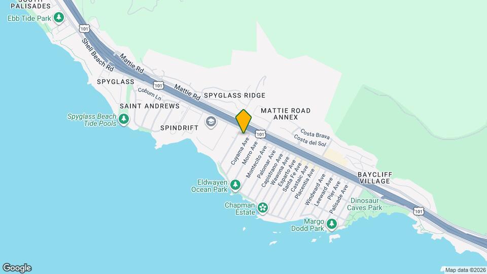 110 Cuyama Ave Map and Location Details