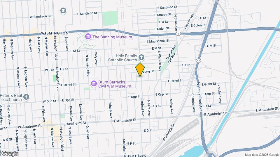 1107 Sanford Ave Map and Location Details