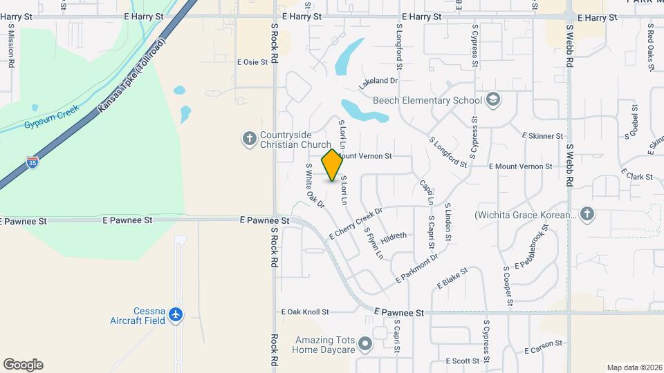 2122 S White Oak Cir Map and Location Details