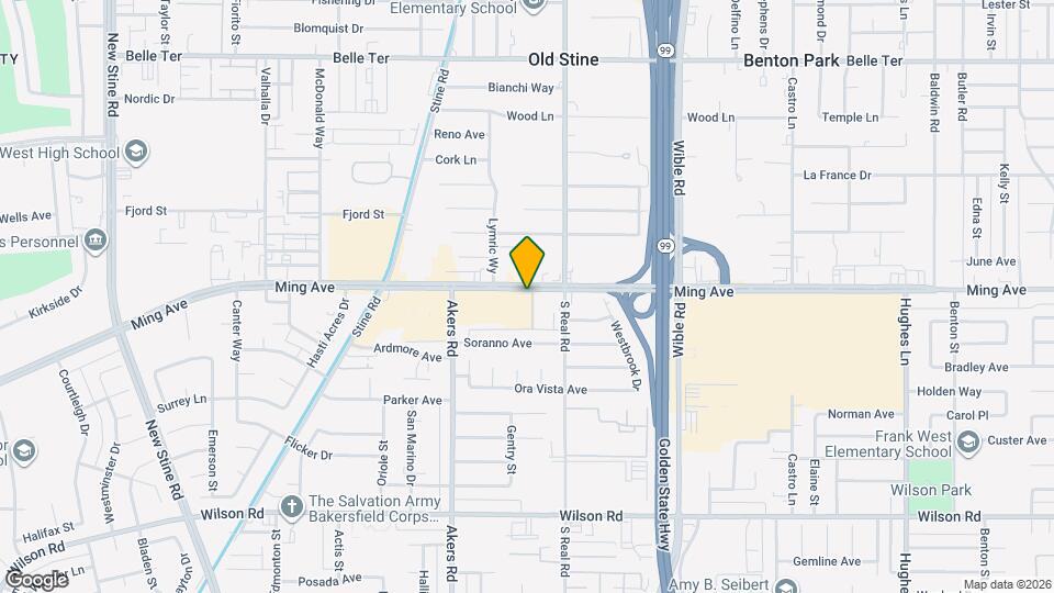 3739 Ming Ave Map and Location Details