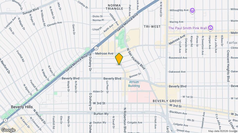 8817 Ashcroft Ave Map and Location Details