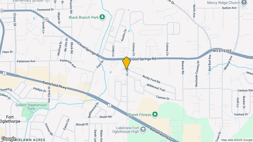 116 S Cedar Ln Map and Location Details
