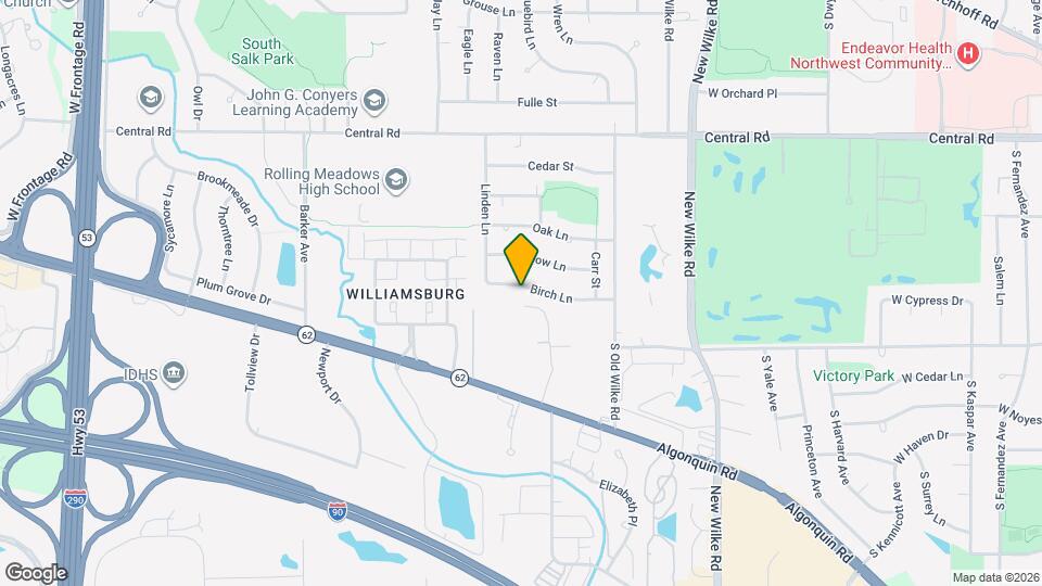 2401 Birch Ln Map and Location Details