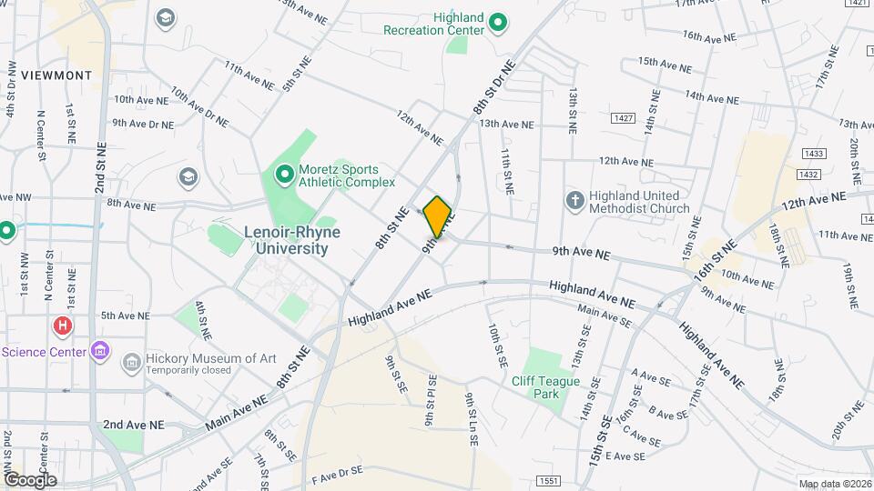 916 9th St NE Map and Location Details