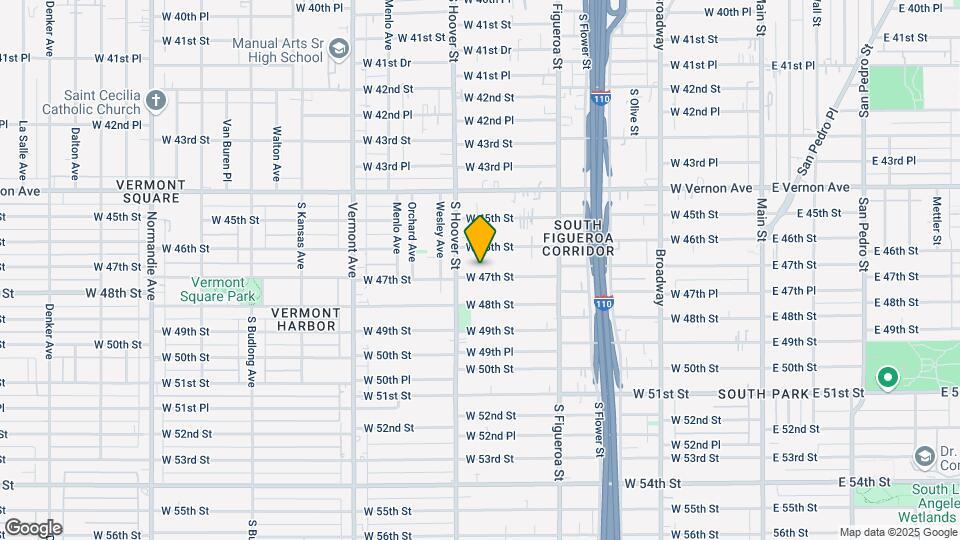 715 W 47th St Map and Location Details