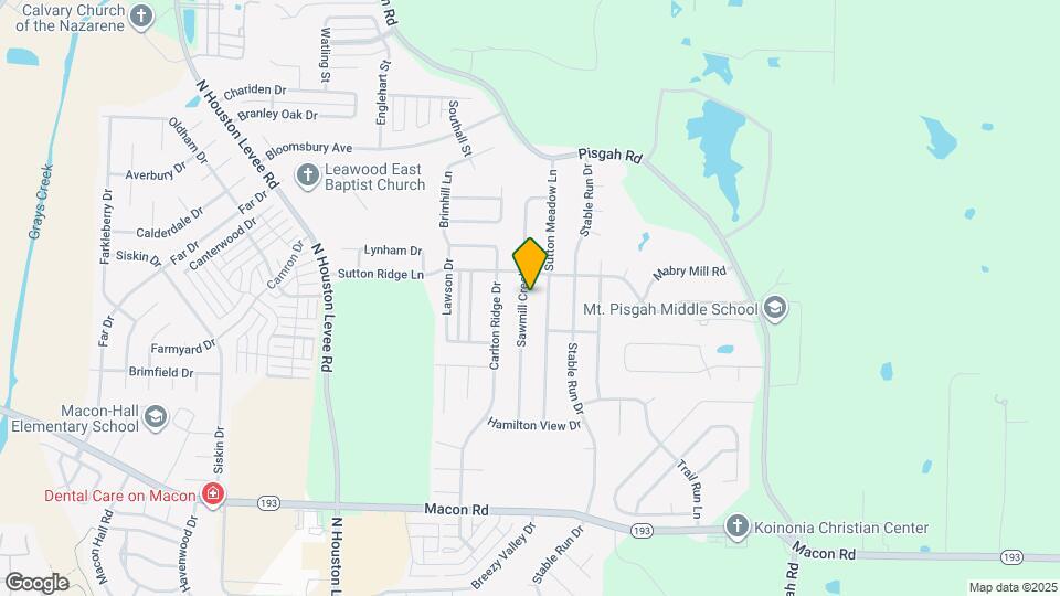 1516 Sawmill Creek Ln Map and Location Details