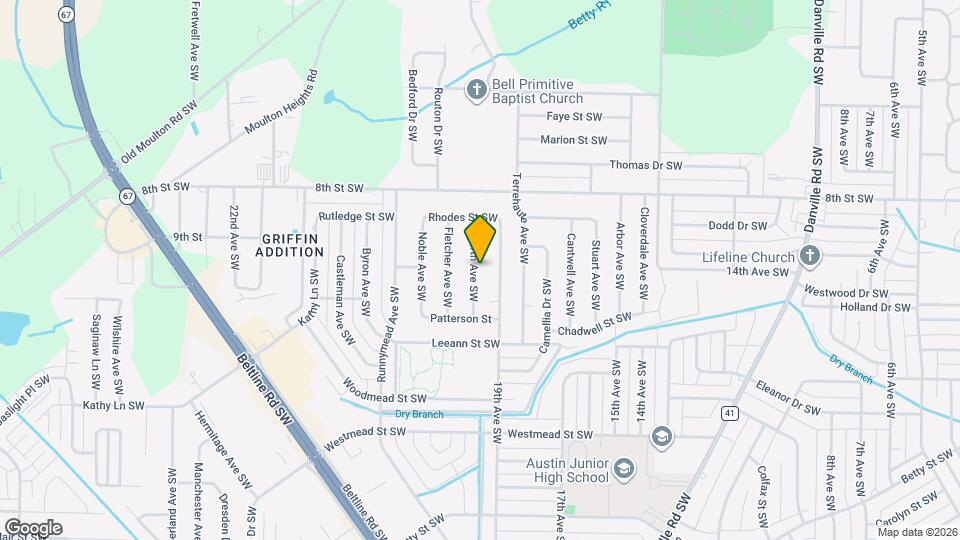 1302 Garth Ave SW Mapa y Detalles de la Ubicación