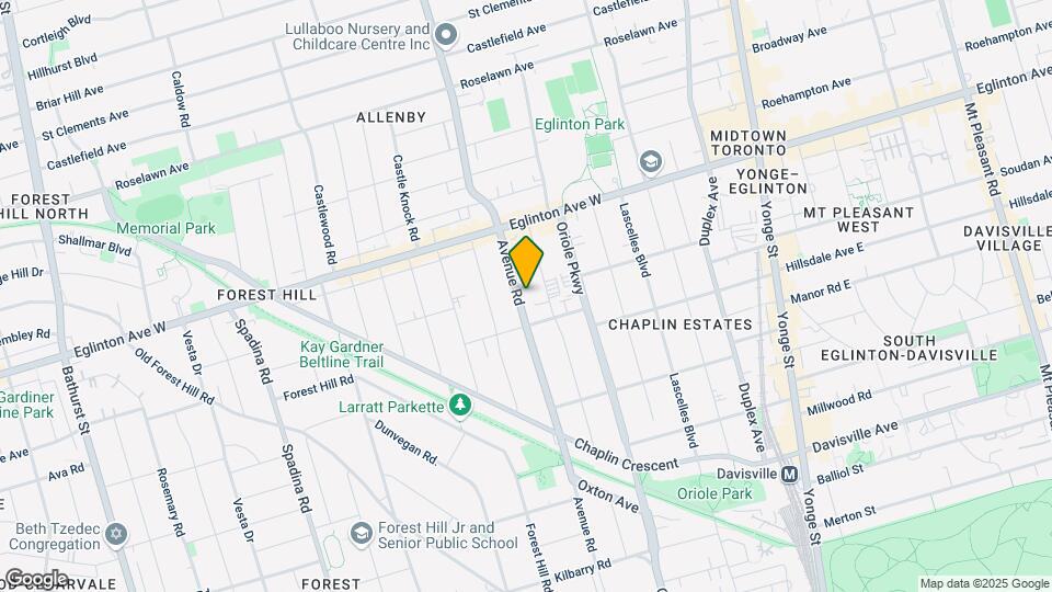 963 Avenue Rd Map and Location Details