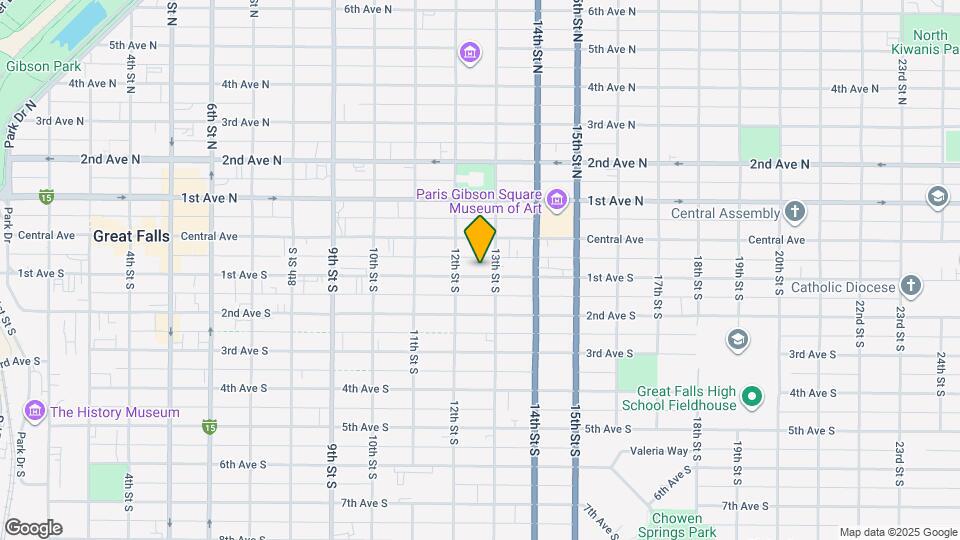 1217 1st Ave S Map and Location Details