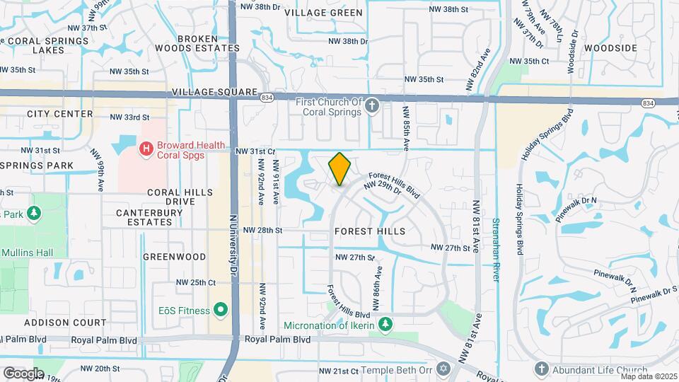 8905 NW 28th Dr Map and Location Details