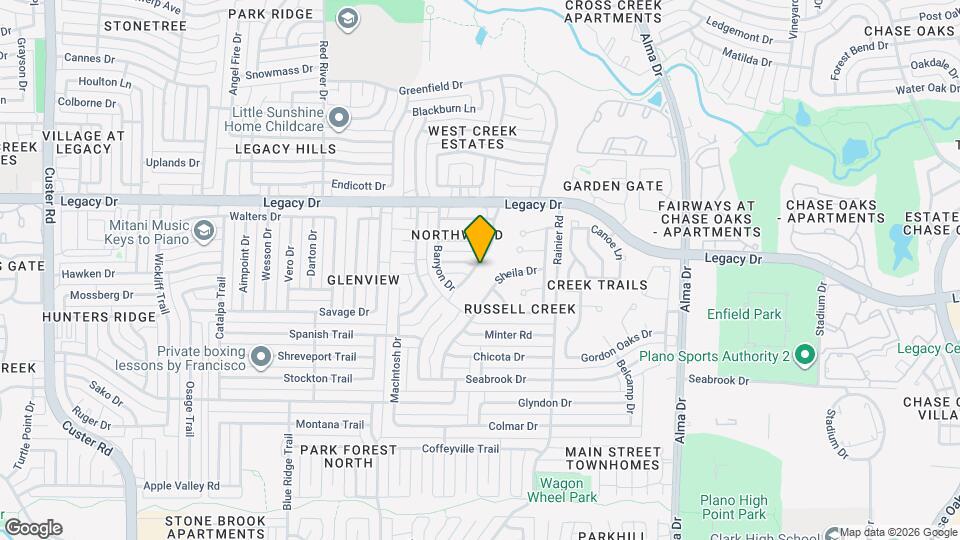 6800 Burr Oak Dr Mapa y Detalles de la Ubicación