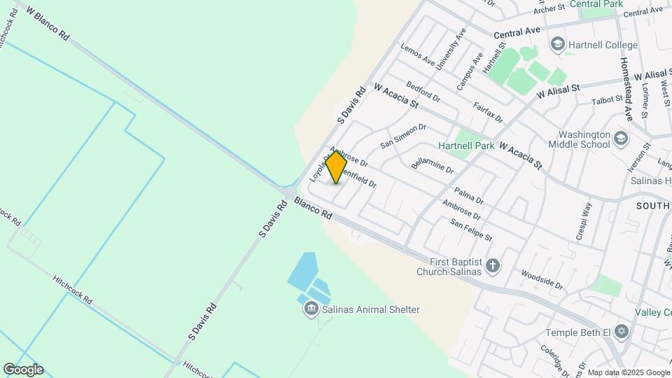 1118 Palo Alto Way Map and Location Details