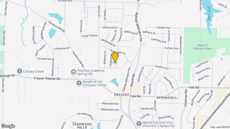 3645 Twinmont St Map and Location Details