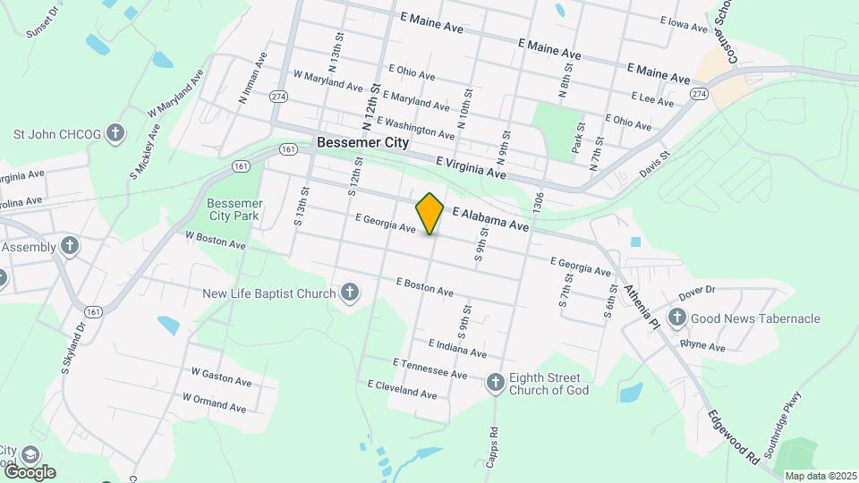 402 S 10th St Map and Location Details