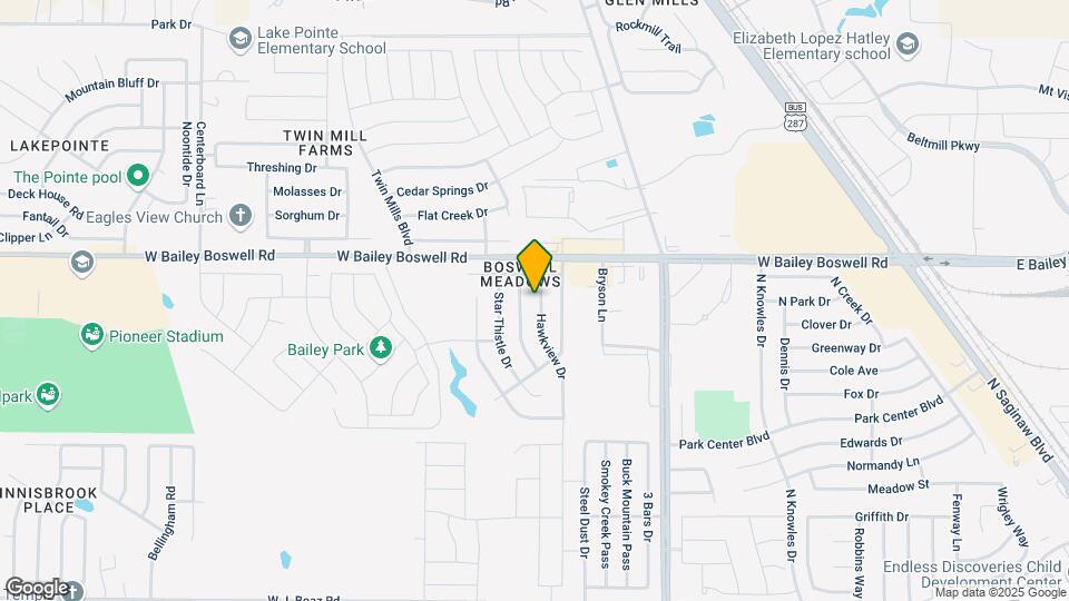 8653 Hawkview Dr Map and Location Details
