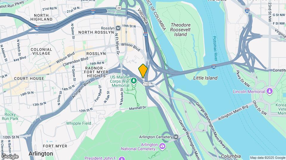 1021 Arlington Blvd, Unit 811 Map and Location Details