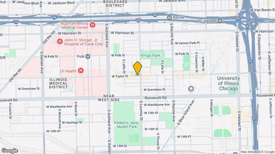 1411 W Taylor St Mapa y Detalles de la Ubicación