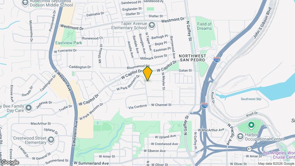 1218 N Park Western Dr-Unit -Apt #3 Map and Location Details