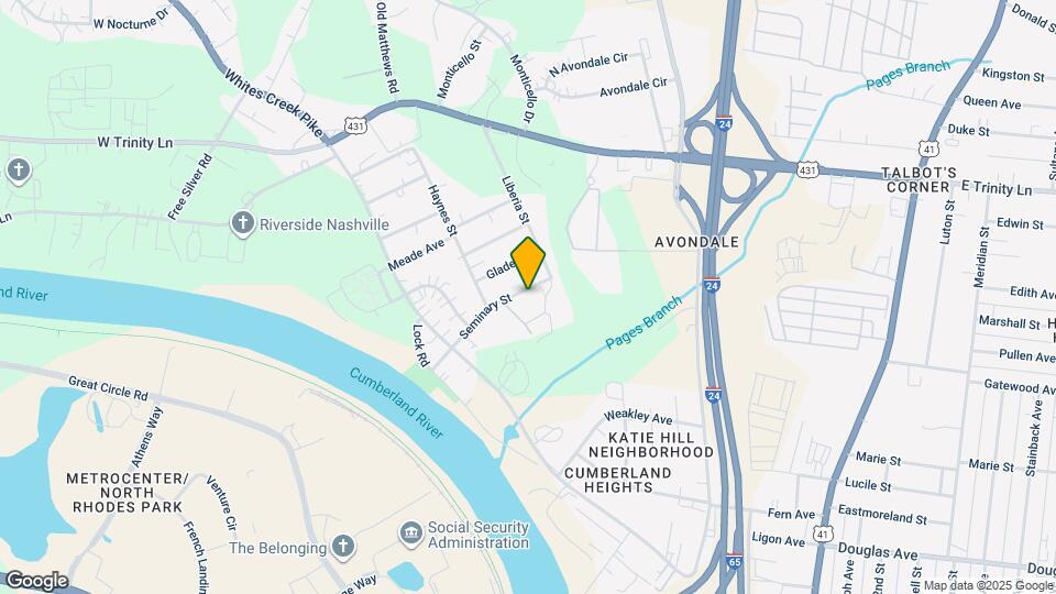 1811 Seminary St Map and Location Details