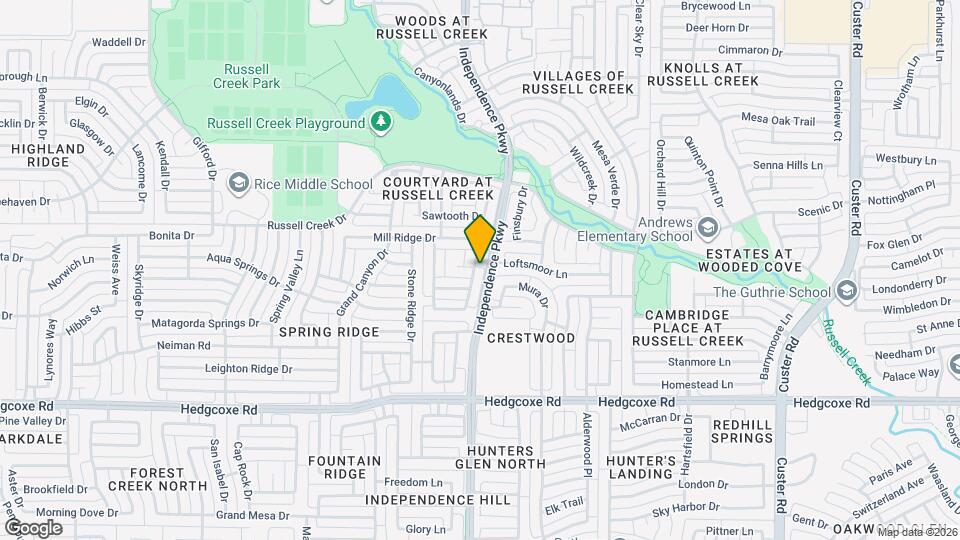 8240 Spring Ridge Dr Map and Location Details