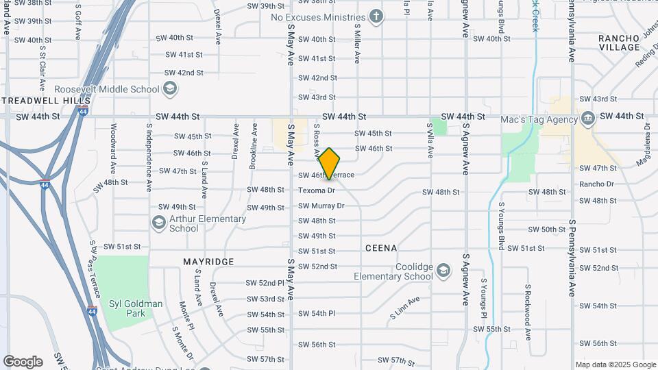 2725 Texoma Dr Map and Location Details