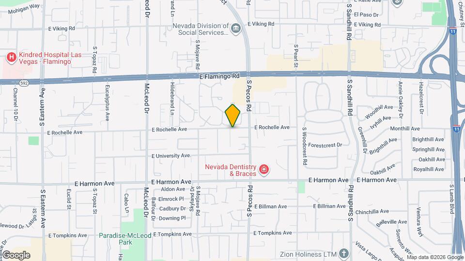 4306 Cottontail Ln Map and Location Details