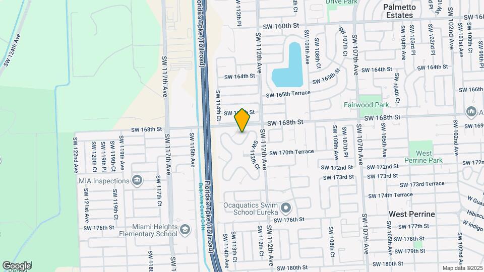 11287 SW 169th St Map and Location Details