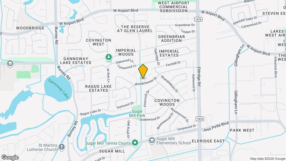 1507 Alderbrook Dr Map and Location Details