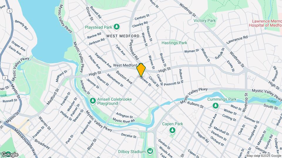 9 Bower St, Unit 1 Map and Location Details
