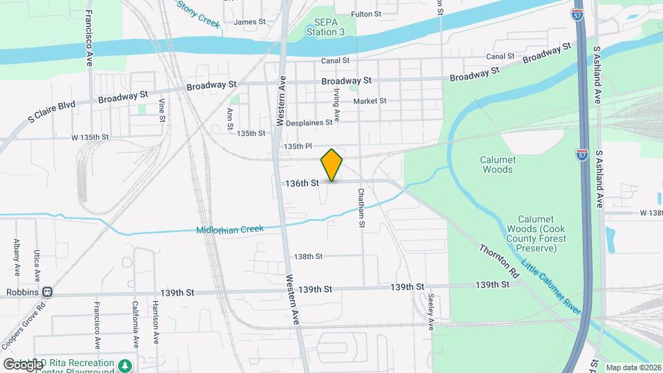 2261 136th St Map and Location Details