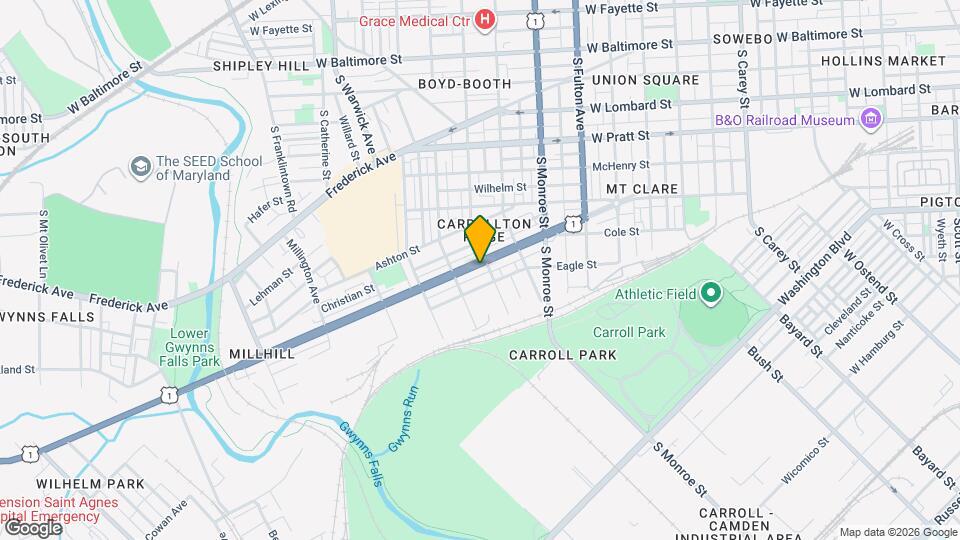 2111 Wilkens Ave Map and Location Details