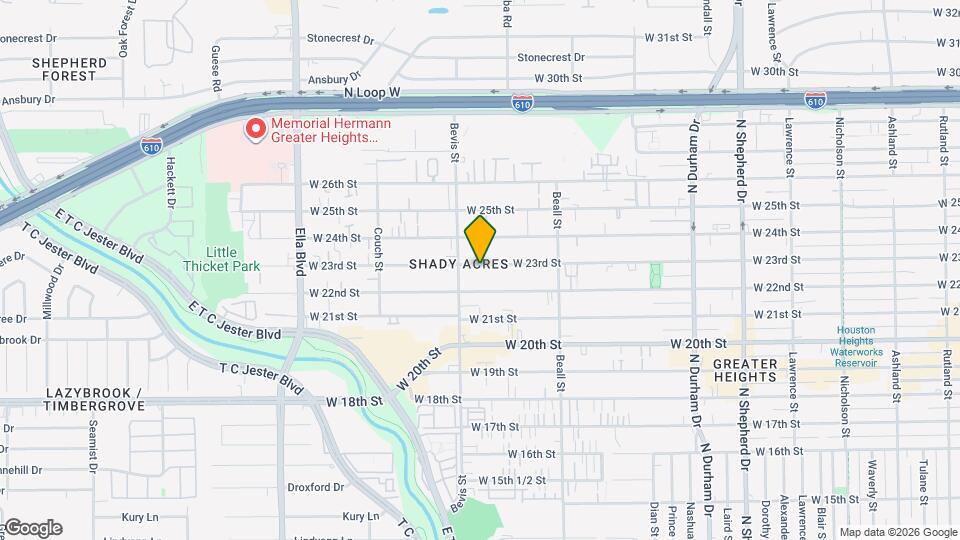 1242 W 23rd St Map and Location Details