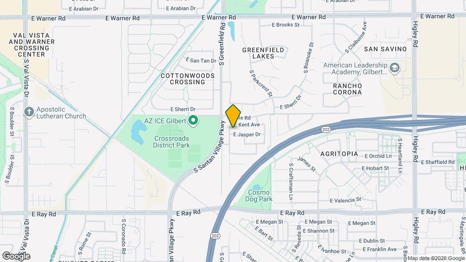 2458 E Jasper Dr Mapa y Detalles de la Ubicación