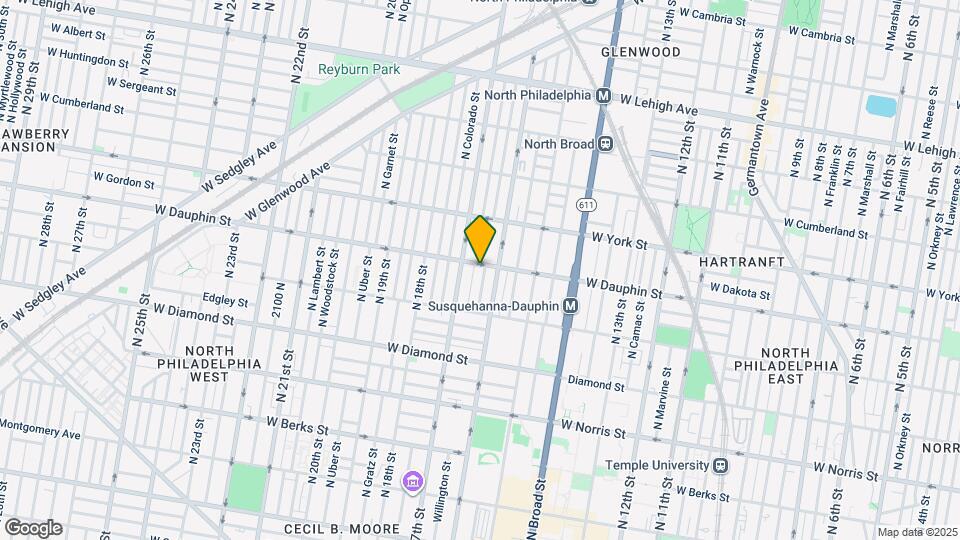 2272 N Bancroft St, Unit 1 Map and Location Details