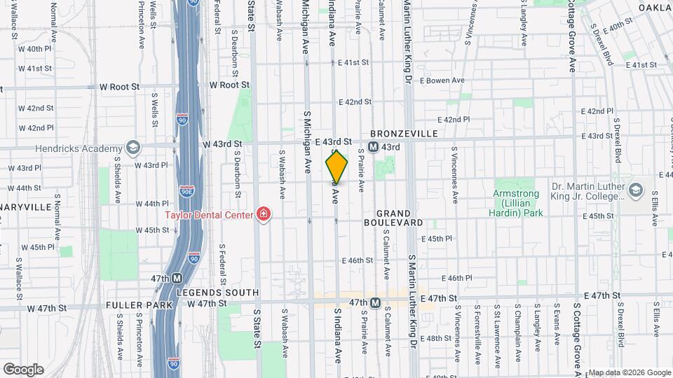 4417 S Indiana Ave, Unit 3S Map and Location Details