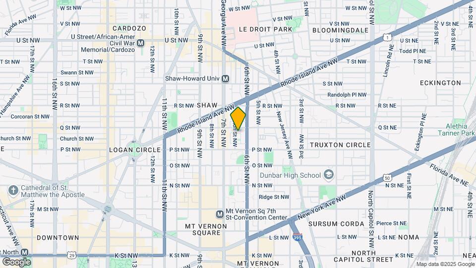 1537 Marion St NW Map and Location Details