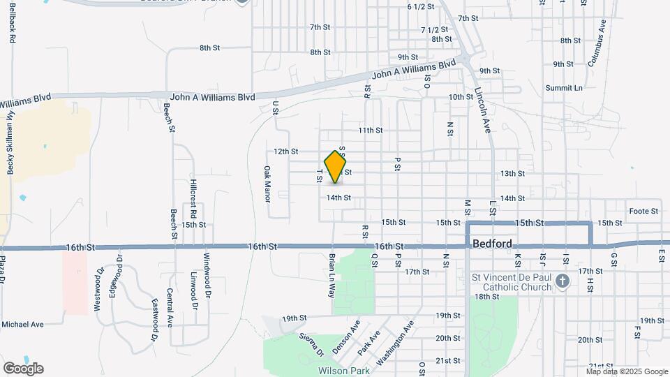 1905 14th St Map and Location Details