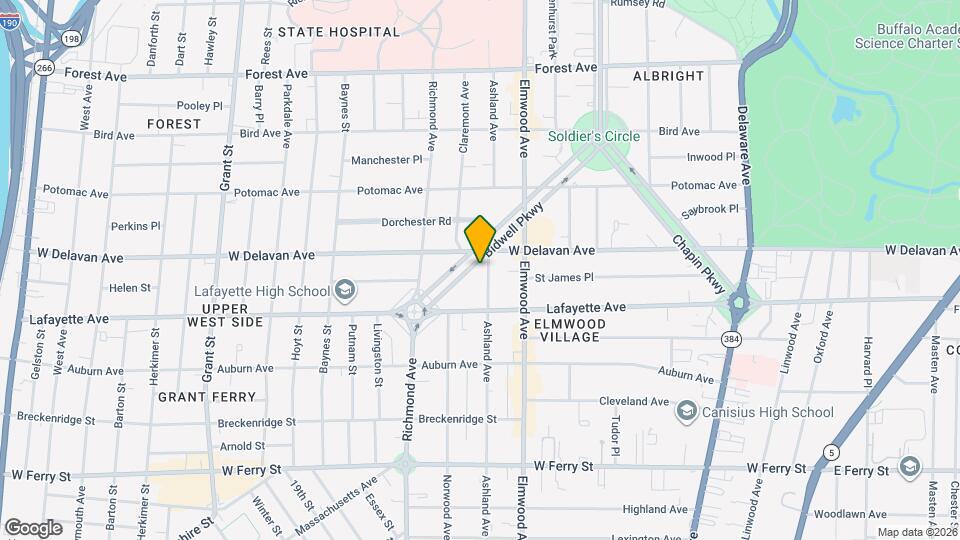 610 Ashland Ave Map and Location Details
