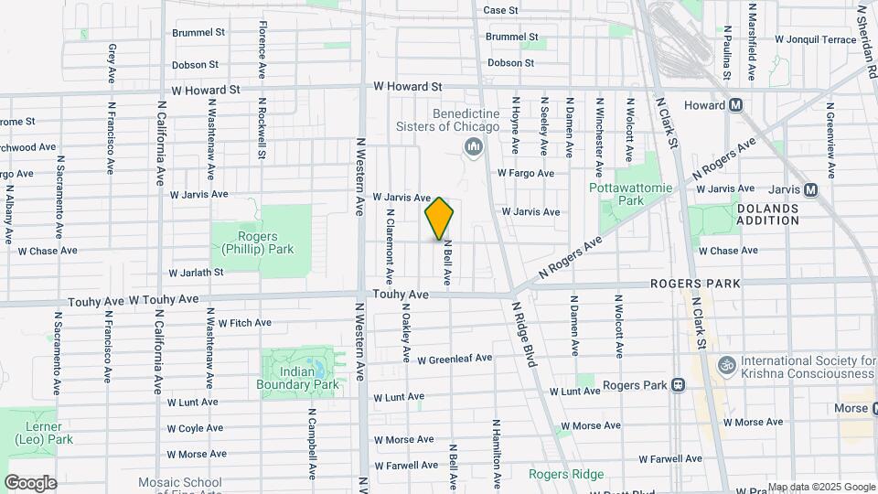 7256 N Bell Ave Mapa y Detalles de la Ubicación