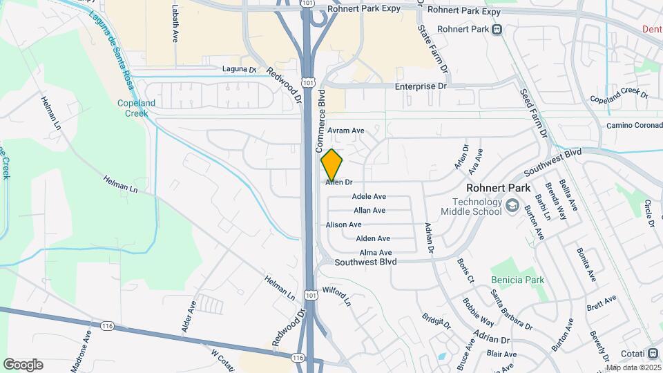 55 Arlen Dr Map and Location Details